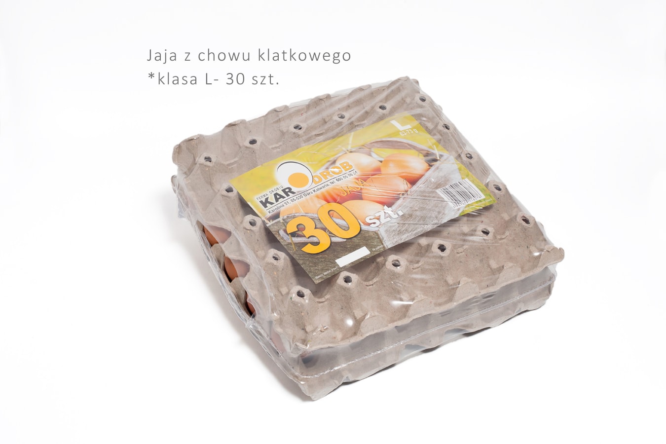 jaja z chowu klatkowego 30 szt